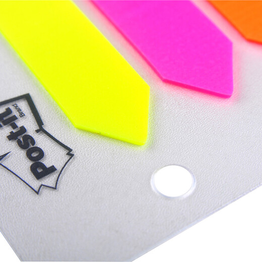 3M Post-It Notas Pegatizas/notas de notas/notas/notas Suministros de la oficina Suministros de la escuela Papelería 687-5A Indicador de flecha Color 2 Paquete