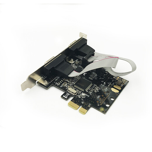 新群连 PCI-E2串口工控机电脑DB9针RS232COM pcie扩展卡9922芯片