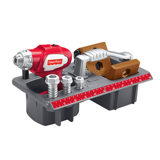 
[70% new] Fisher-Price Children's toy nut disassembly and assemble toys and play house toys gift simulation maintenance tool-New little engineer set DVH16