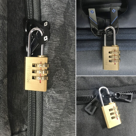Fly.Globe combination lock suitcase copper padlock dormitory locker small lock luggage lock 320