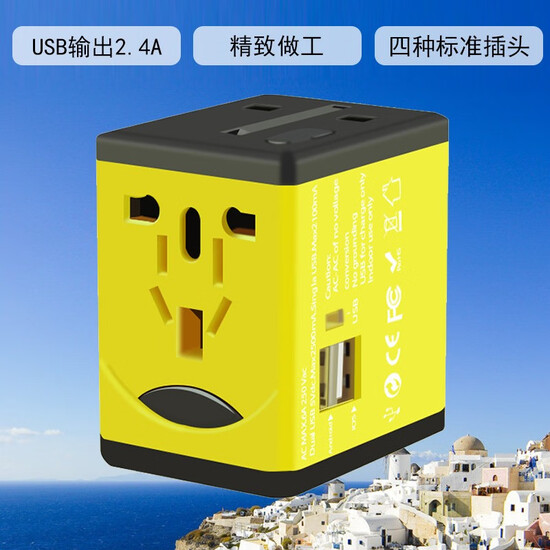 Tourism Multi Purpose Conversion Plug National Universal Travel Abroad Usb Socket Converter Europe United Conversion Socket Converter Europe United
