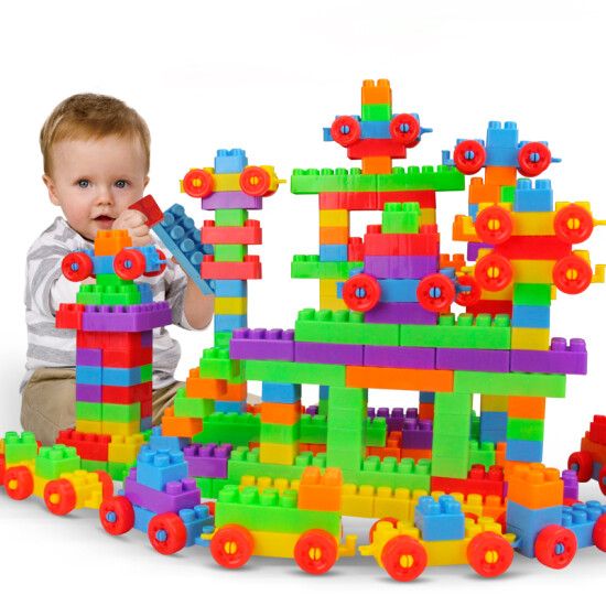 large plastic building blocks