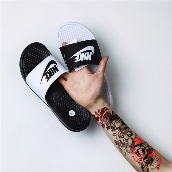 nike slippers couple