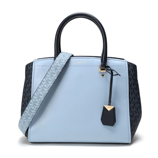 mk light blue bag