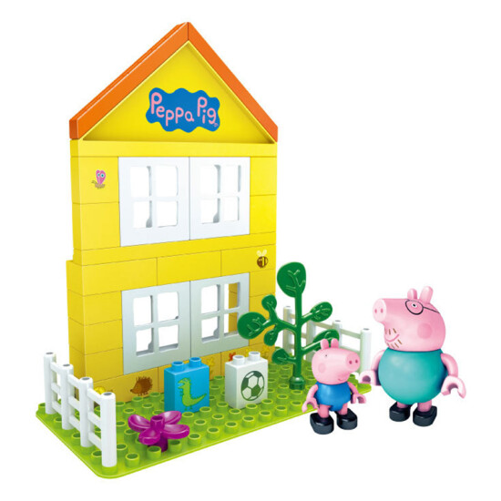 peppa pig blocks house