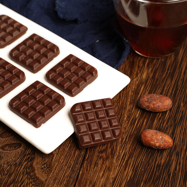 Novin pure dark cocoa butter chocolate 100% 130g fitness snack 0 added sucrose extra bitter high purity dark chocolate