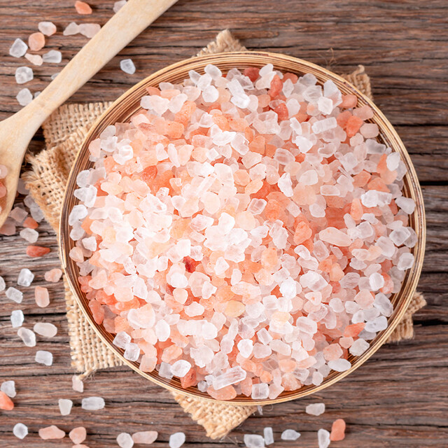SOEOS Himalayan rose coarse salt 380g no iodized no anti-caking agent coarse powder salt