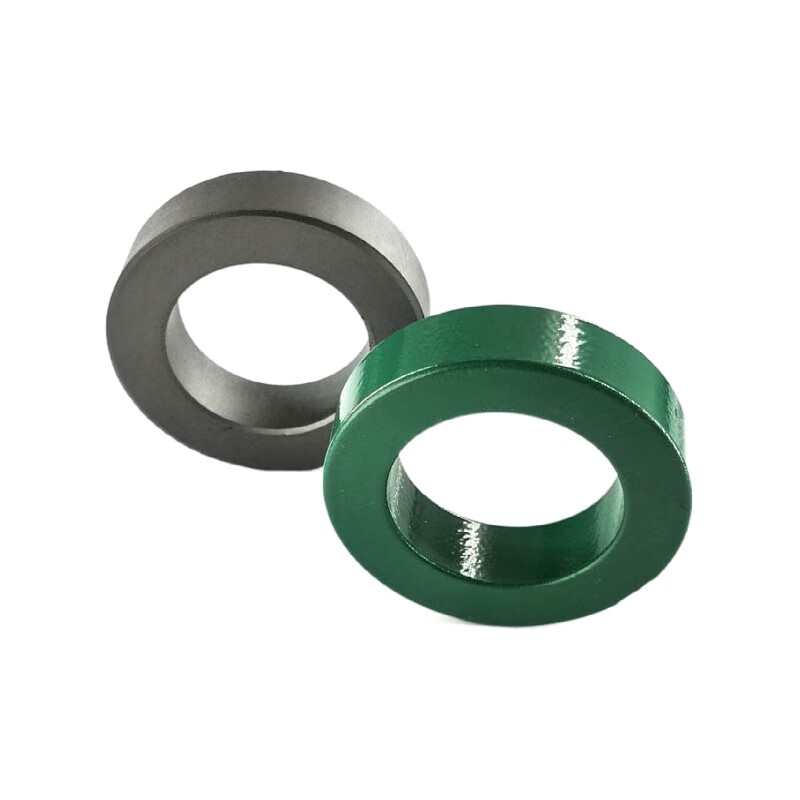 Manganese-zinc ferrite magnetic ring 805020 filtering anti-interference high-power high-frequency ferrite core inverter 50*30*20 (green insulation)
