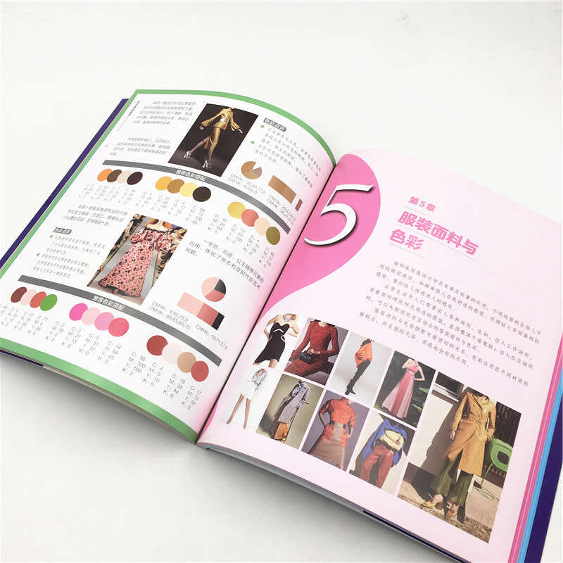 Designer's clothing color matching manual