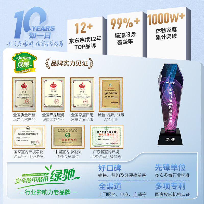 Greenchi formaldehyde test box home new home car air quality instrument methanol self-test paper professional formaldehyde test box