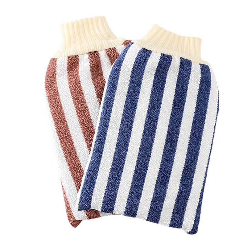 Powerful decontamination bath towel double-sided thickened bath towel coarse sand bath towel artifact bath back rub artifact poke bath towel random color