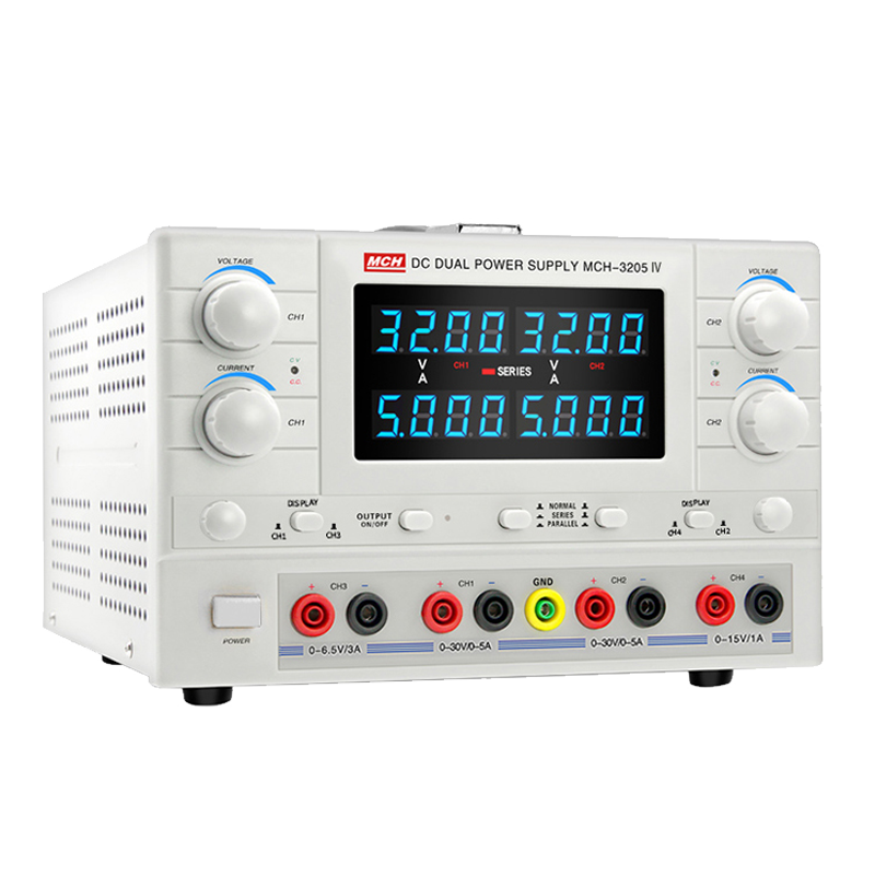 Meichuang (MCH) four-channel DC regulated power supply 32V5A multi-function output suitable for mobile phone and notebook repair experimental testing MCH-3205IV