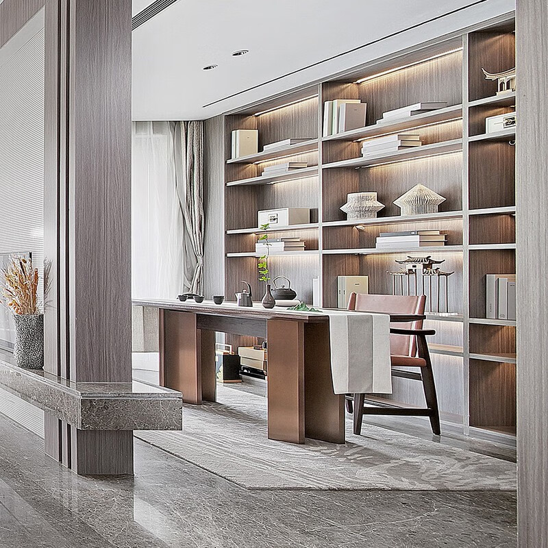 Zhimu Yishu N5 new Chinese style classic standard style villa is fully decorated and delivered to rural self-built houses and country villas. Standard style