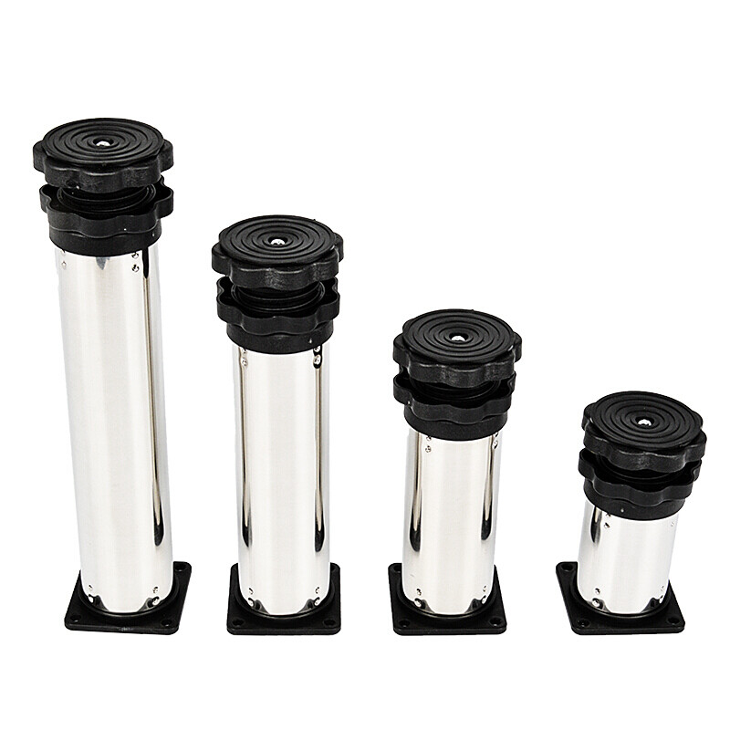 Washing machine with 30cm elevated base for disinfection cabinet, heightened stainless steel feet, fully automatic pulsator drum washing machine base, universal bracket, refrigerator base, ice making rack, round tube 4-foot upgraded version, total height (14-17cm)