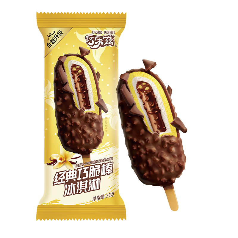 Yili Qiaolezi Classic Crisp Stick Ice Cream 75g*5