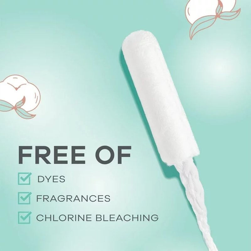 Tambis (TAMPAX) imported from Canada, built-in tampons, easy-to-use for novices, catheter-type menstrual cotton swabs, normal flow and large flow, Symphony-14 pcs, normal flow