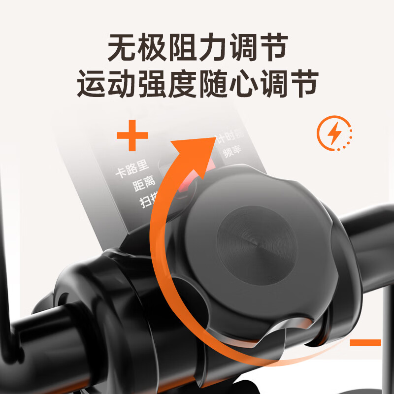 Aigore rehabilitation training bicycle home office stepper fitness equipment with adjustable resistance folding hand and foot exercise upgraded model hot-selling step exercise bike vitality orange