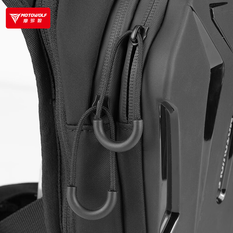 MOTOWOLF motorcycle leg bag, rider waist bag, riding bag, motorcycle waterproof bag, crossbody backpack, men's and women's motorcycle equipment, black