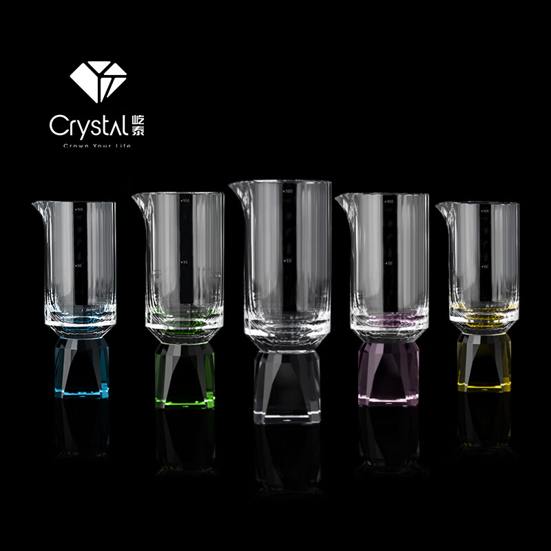 Bikeli Crystal Yitai white wine cup K9 grade crystal cup Tianyuandangdang 10ml six-piece gift box set blue sea blue wine dispenser gift box