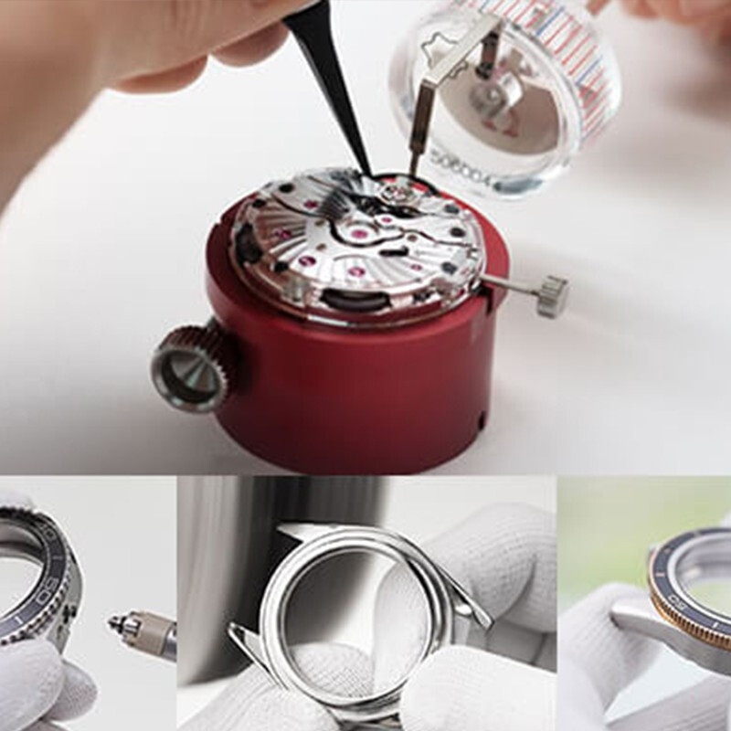 ErnestBorel professional watch repair, ErnestBorel watch delivery and maintenance, battery replacement, watch mirror replacement, watch strap replacement, please contact customer service for the actual cost.