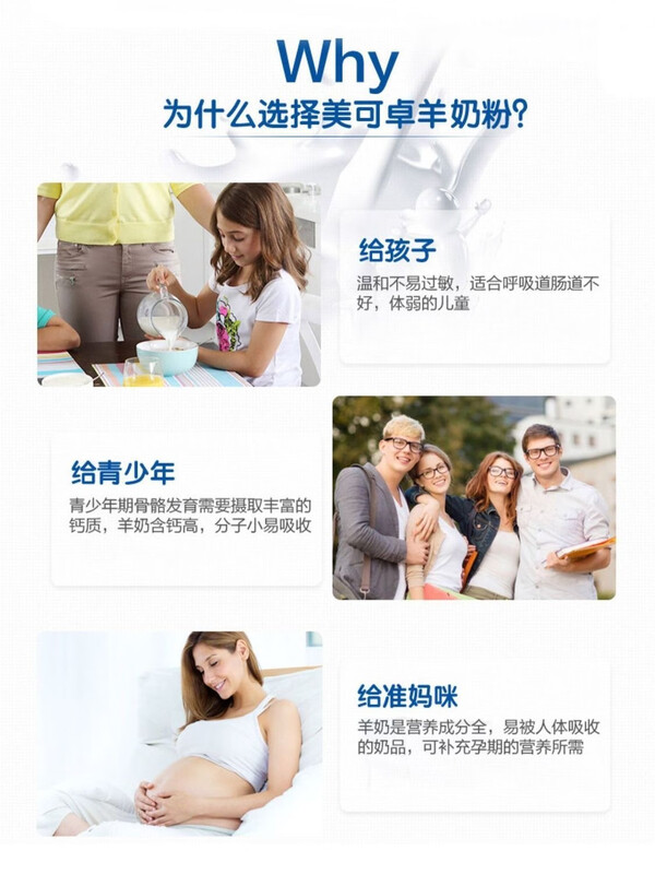 Maxigenes Australia Maxigenes full-fat skimmed milk powder blue fat blue girl goat milk powder high calcium nutrition to enhance immunity Maxigenes Australia Maxigenes full-fat blue