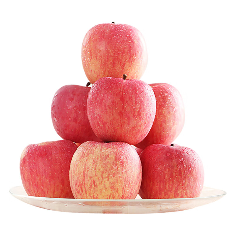 Quan Shenglong Shaanxi Baishui Red Fuji Apple 2025 New Fruit Seasonal Fruit Crisp and Sweet Optional Festival Gift Box Red Fuji 4.5 catties 75-80mm