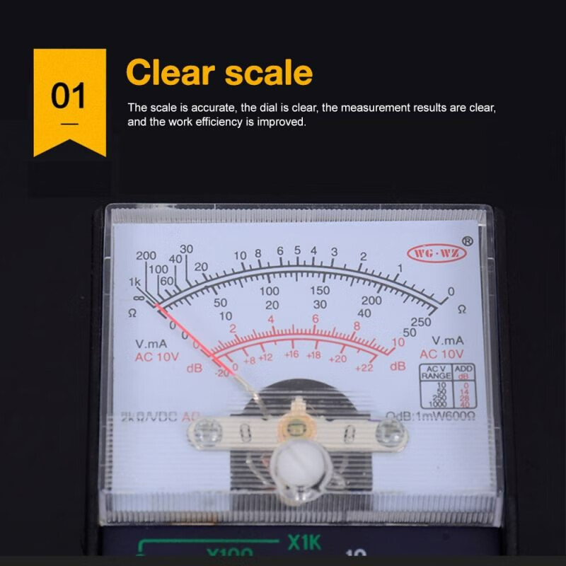 DIYMORE Pocket Small Mini Portable Student Home Handheld 110a Pointer Voltage Multimeter Bring Your Own AA Battery