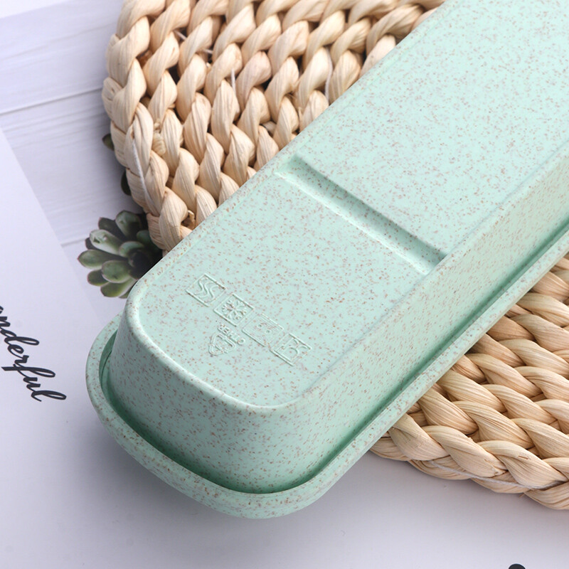 Buyer Star 304 Stainless Steel Chopstick Set Student White-Collar Portable Tableware Spoon Chopsticks Fork Portable Box Four-piece Set Symphony No. 0 (Purple Box)