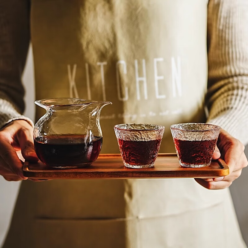 Chomu coffee sharing pot high borosilicate glass hanging ear hand-brewed coffee pot set American coffee utensils heat-resistant fair cup sharing pot 250ml