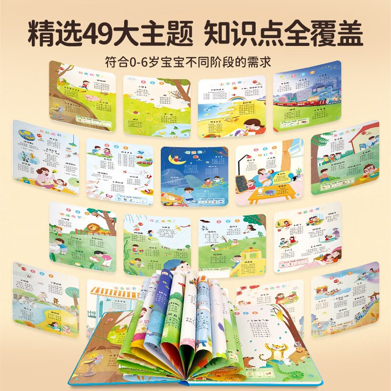 Haoyue Baby 0-6 years old all-round early education gift box, bilingual early education audio book that can talk + 365 nights of bedtime stories + reading children's songs for early education gift box 3 volumes of back-to-school fumigation listening machine, Chinese learning machine, one-year gift, New Year's Day gift, New Year's gift, extracurricular reading