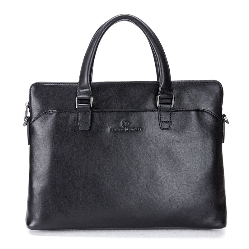 Aokang business briefcase handbag shoulder bag first layer cowhide men's computer bag birthday gift for boyfriend and husband