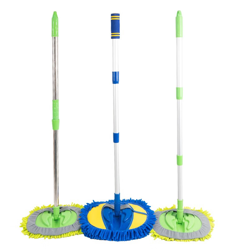 Hastic chenille retractable car wash mop car duster car brush cleaning wax mop blue upgrade (aluminum alloy three-section set) HKY-290