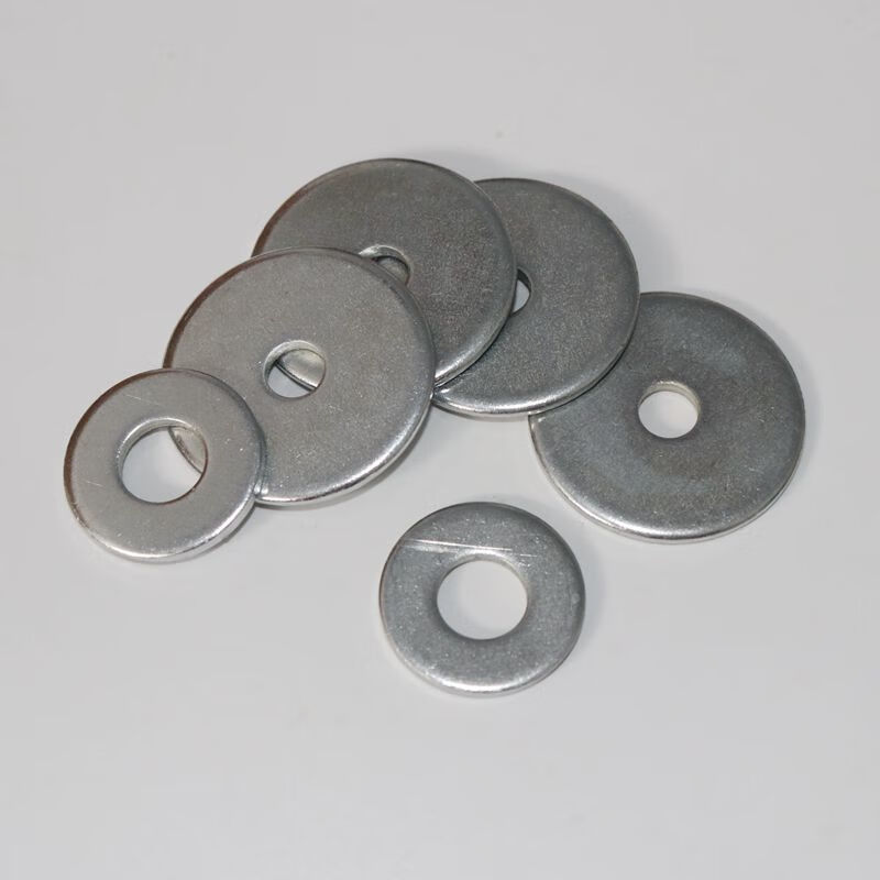 Shantou Lincun Danyang Qingtian customized galvanized flat washer enlarged and thickened flat washer gasket M3M4M5M6M8M 4*9*0.8 (about 9600 pieces for 5 pounds)