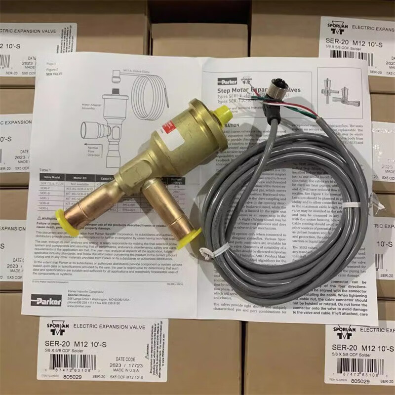 American SPORLAN electronic expansion valve SPORLAN SER-20-10-S upgrade SER-20-M12 10-S