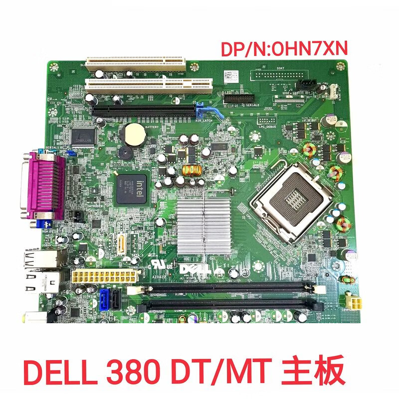 OPTIPLEX 380 MT HN7XN motherboard 380 small board R64DJ 1TKCC G4 380 SFF small board
