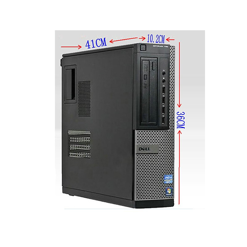 Second-hand 90% new DELL/Dell second-hand computer desktop with monitor, dual-core and quad-core complete set, home entertainment, office, learning solid state, small chassis I5-2400/8G memory 240 solid state drive + 20 monitors