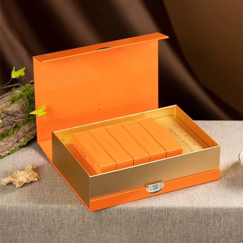 Valley Liuxiang Ye Jiayan Wuyi rock tea handmade cinnamon aroma sharp mellow fresh gift oolong tea gift box 100g