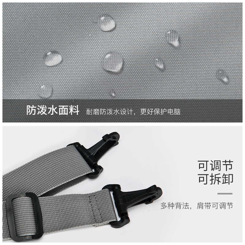 Samsonite Laptop Computer Bag Men's and Women's Shoulder Bag 14-inch Business Briefcase Apple Huawei Notebook Crossbody Bag