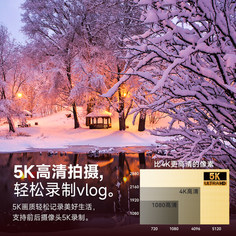 SONGDIAN optical zoom digital camera 5K high-definition video front and rear dual-camera 56-megapixel student mirrorless camera dc305x white 128G memory