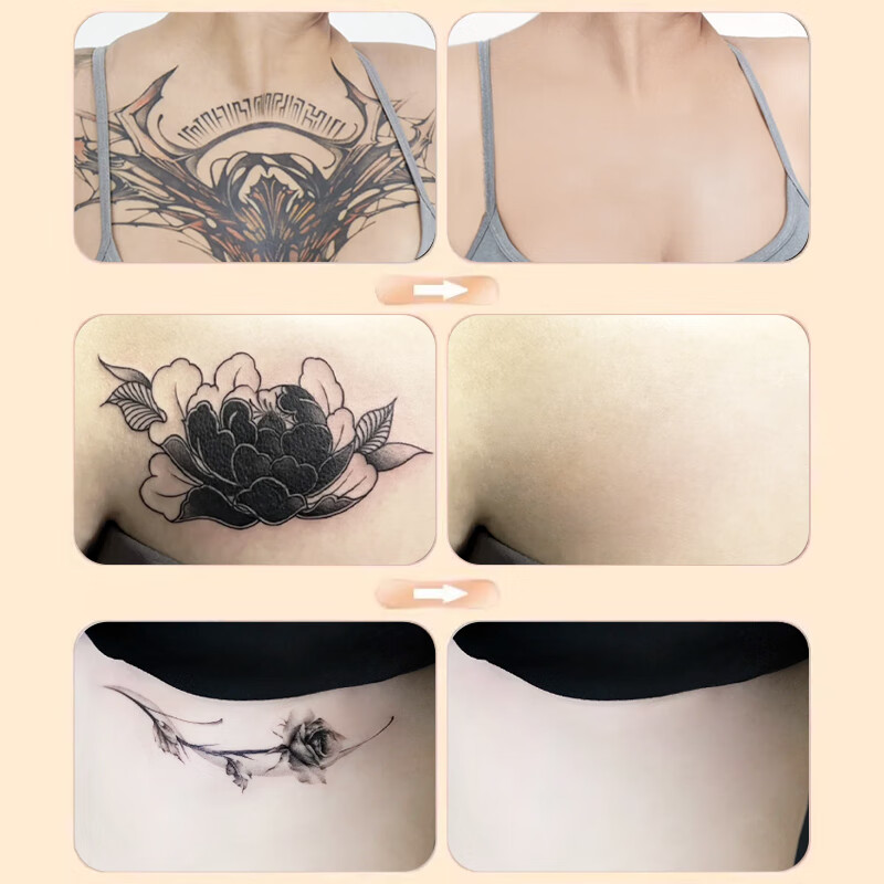 Tao Zhi Yao Yao Tattoo Covering Sticker Scar Cover Special White Spot Birthmark Waterproof and Sweatproof Light Skin + Popular Color