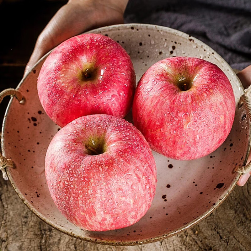 Jingxiansheng Shaanxi Luochuan Red Fuji Apples, 16 pieces, single fruit 250g, fresh fruit gift box, straight from the source