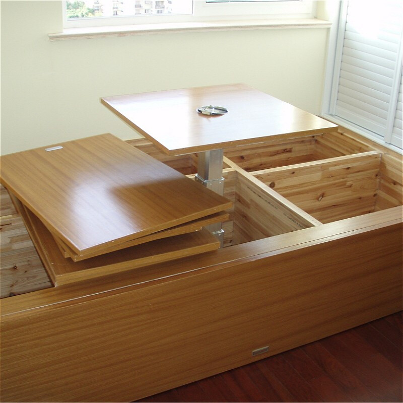 Yingmei tatami lift manual Japanese tatami lift table step-by-step lift table floor lift Japanese-style hand-crank lift table tatami lift table hand-crank 310 model aluminum alloy lift (hole opener) lift bare metal