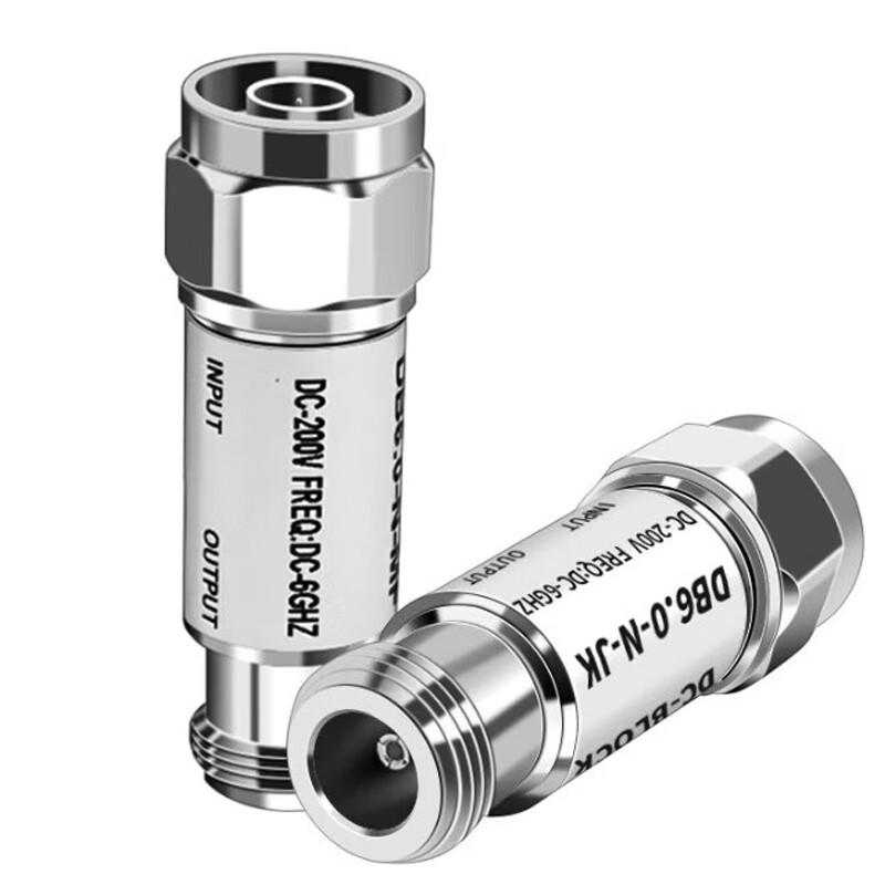 FUWEISHENG N-type DC isolator DC-BLOCK DC isolator N-type DC isolator frequency DC-3G J male K female FWS-A102