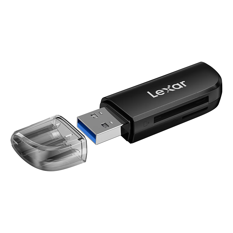 Lexar card reader multi-function two-in-one dual card slot USB3.2 Gen1 high-speed reading TF card SD card TF/SD memory card reader RW300U card reader