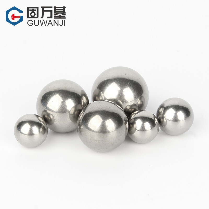 Guwanji 304 stainless steel precision bearing steel ball solid small steel ball round wave ball 0.5-6-8-9-30-60mm 8mm 50 pieces -304 material