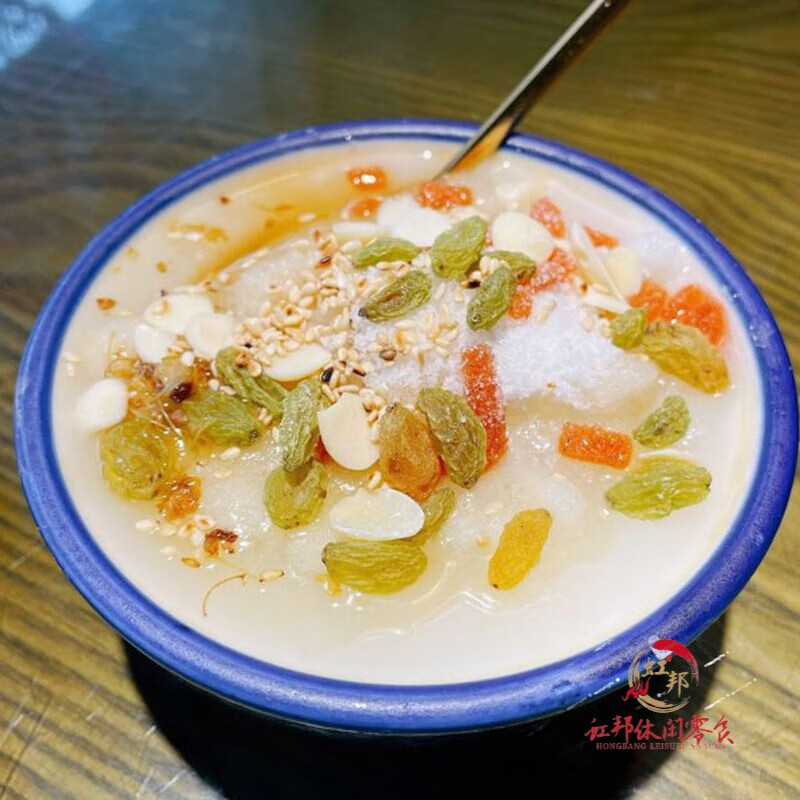 Valerie Tianqiao Tea Soup, Beijing Specialty Lotus Root Powder, Eight Treasures Almond Tea, Beef Marrow Oil Tea, Noodle Tea Soup, Noodle Tea, Instant Lotus Root Powder, half a catty, 5 bowls