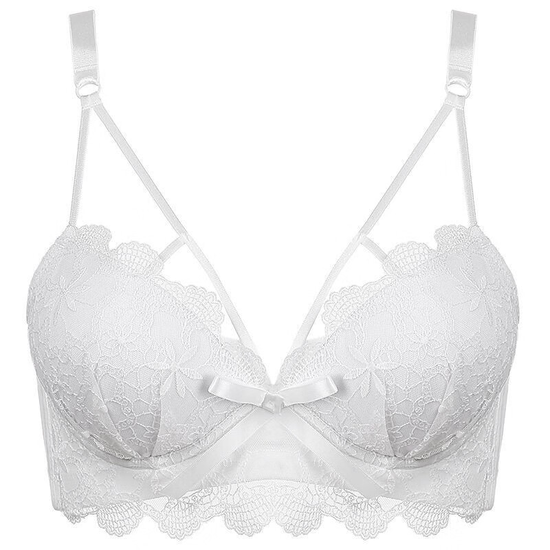 Youyumeng Wireless Bra Set Zodiac Year of the Snake Red Bra Small Breast Gathering Lace Adjustable Bra for Women Red Set (Bra + Underwear) 36/80AB Small Breasts Thick Cup