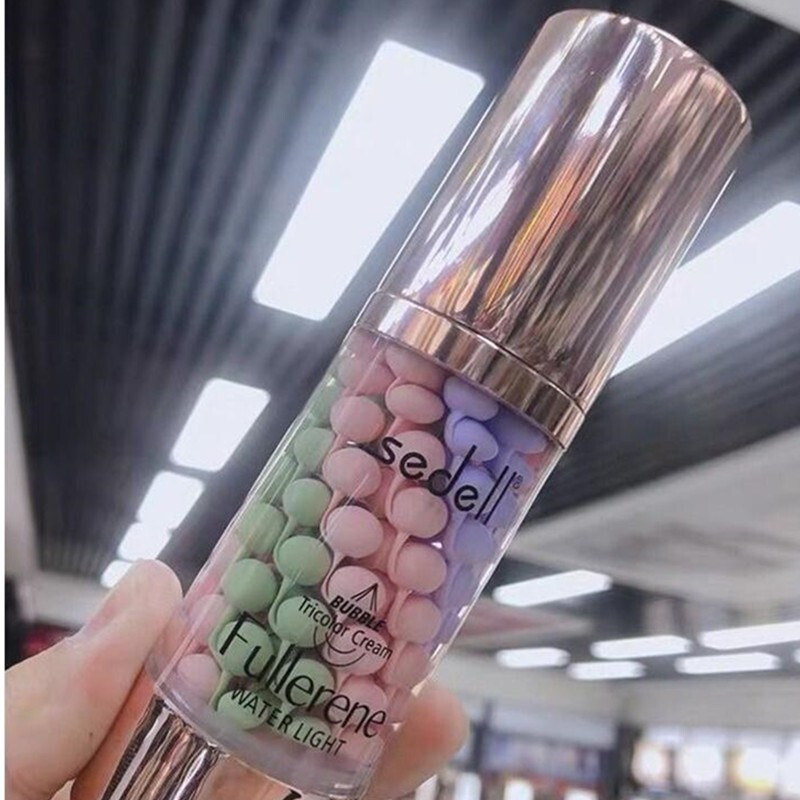 Sider three-color isolation cream base concealer moisturizing fullerene makeup primer nude makeup