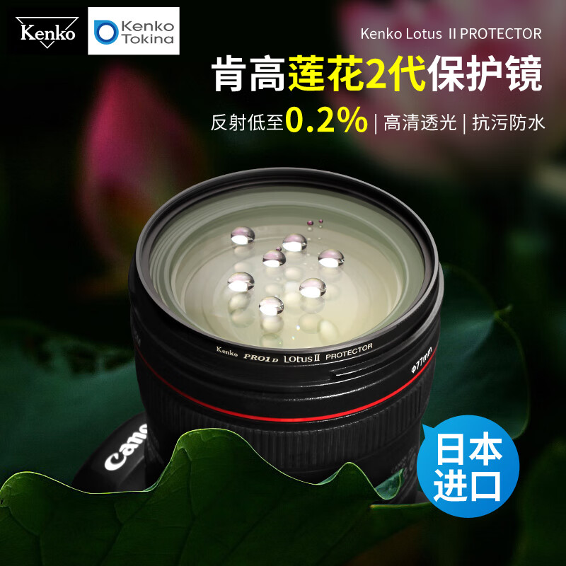 KENKO PRO1D LOTUS II PROTECTOR Lotus 2nd generation protective mirror 55mm