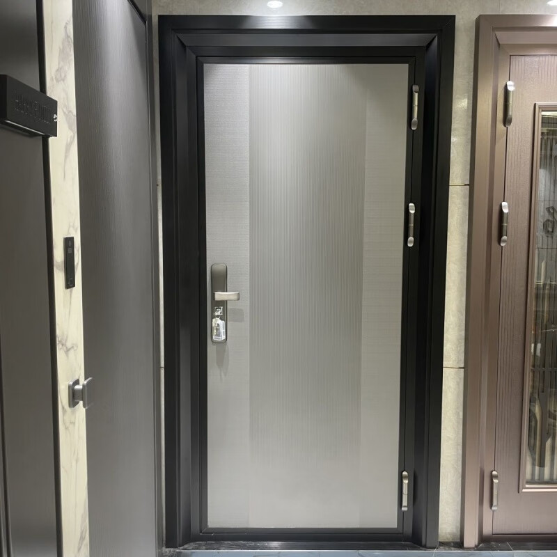Vinoa manufacturer customized Korean style entry door minimalist Korean door double door anti-theft door single door high-end Korean door 980*2180*150